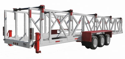 RL5RTWF Wind and Solar Farm Reel Spool Trailer RL5RTWF Wind and Solar Farm Reel Spool Trailer