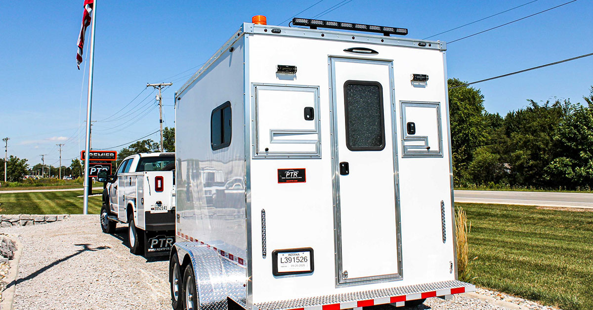 Fiber Optic Splicing Trailer