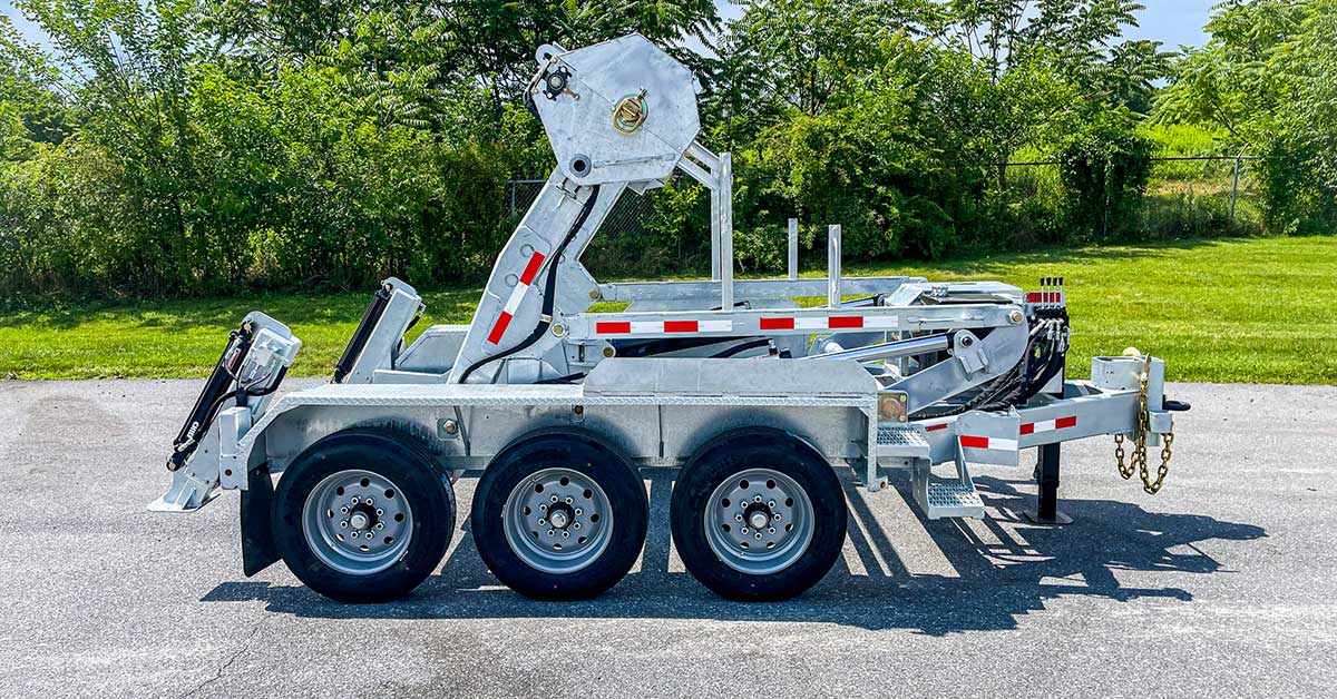 CLD-20 Cable Reel Trailer  Utility Trailers from PTR