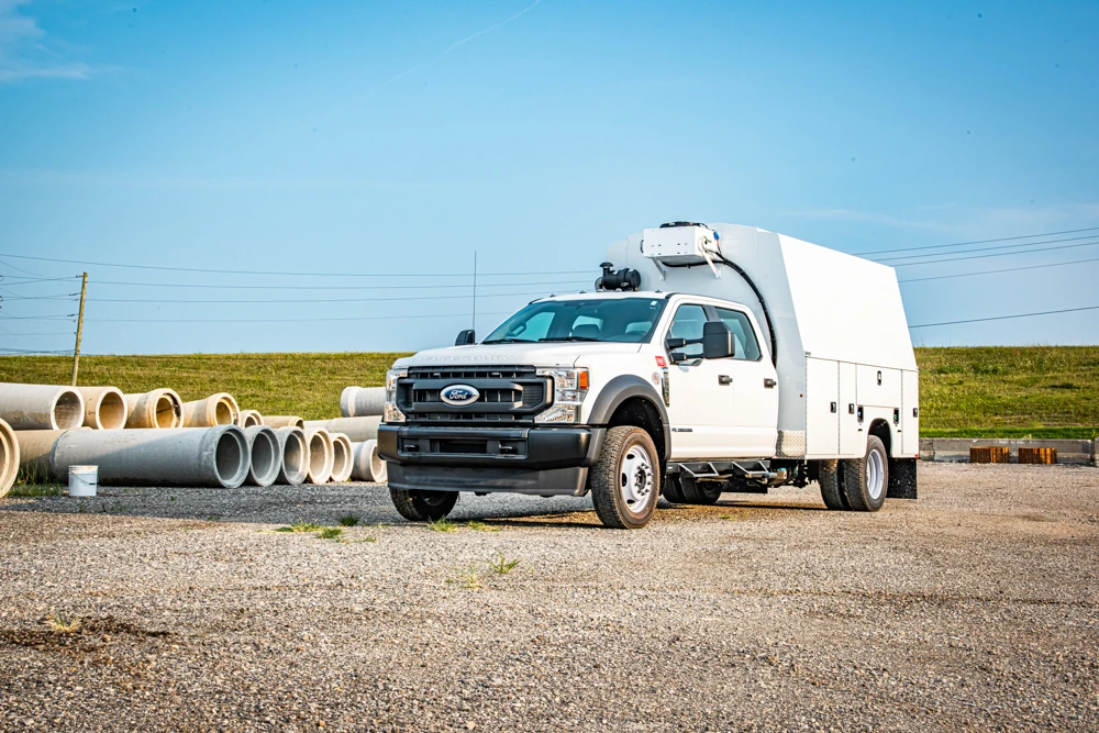 F550 Enclosed Vanair® Utility Body Truck Rental