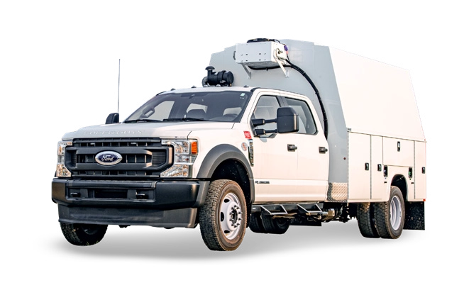 f550 enclosed vanair truck rentals