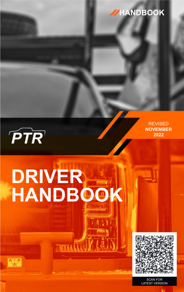 ptr driver handbook